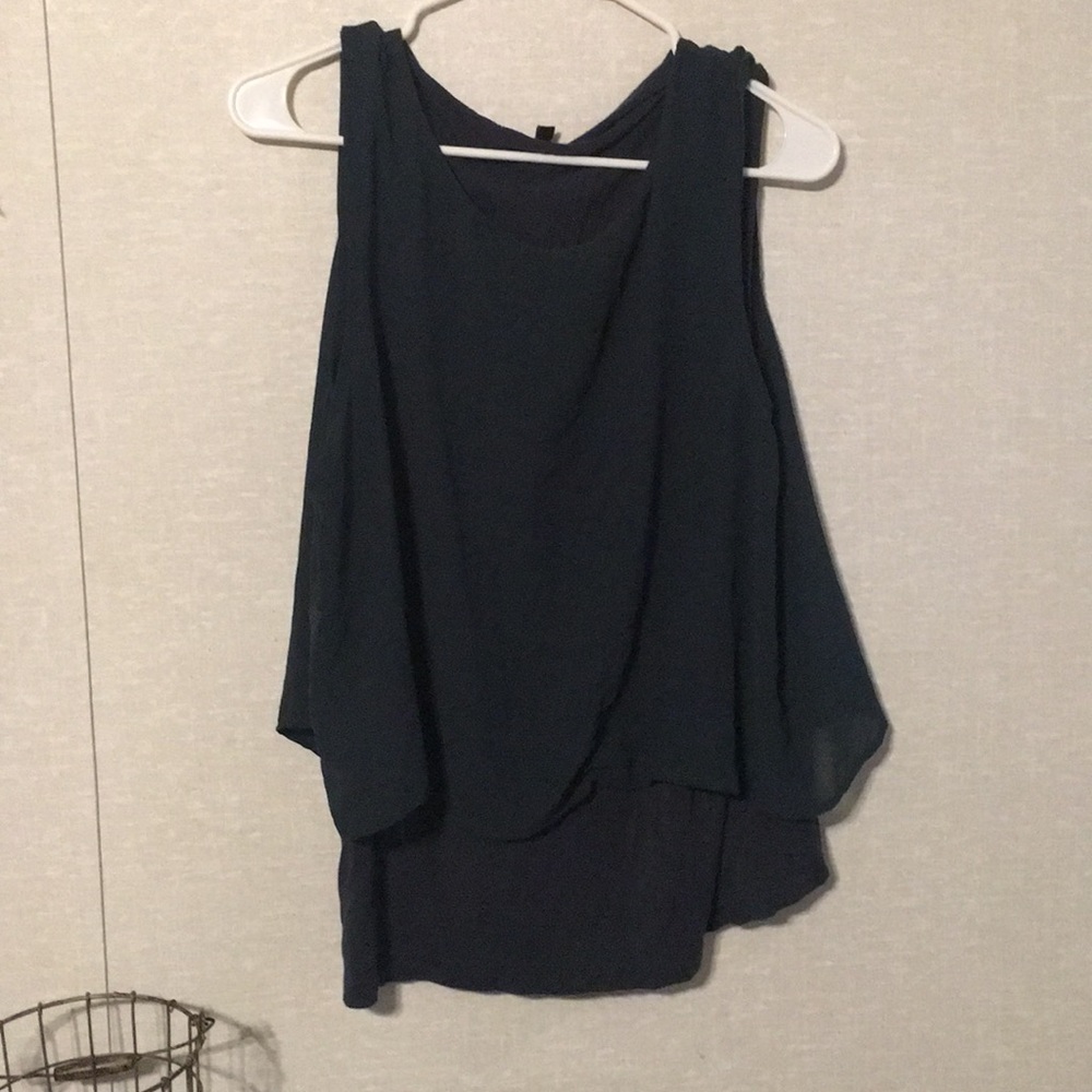 Navy blue banana republic top